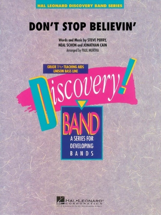 Don't Stop Believin' fr Blasorchester Partitur und Stimmen