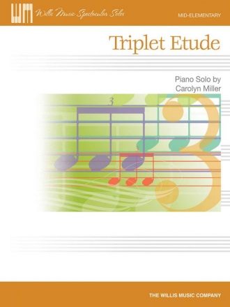 Carolyn Miller Triplet Etude Klavier Blatt