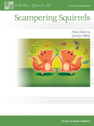 Carolyn Miller Scampering Squirrels Klavier Blatt