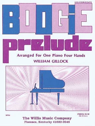 William Gillock Boogie Prelude Klavier Blatt