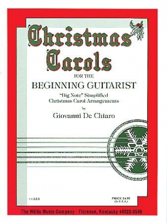 Christmas Carols for the Beginning Guitarist Gitarre Buch