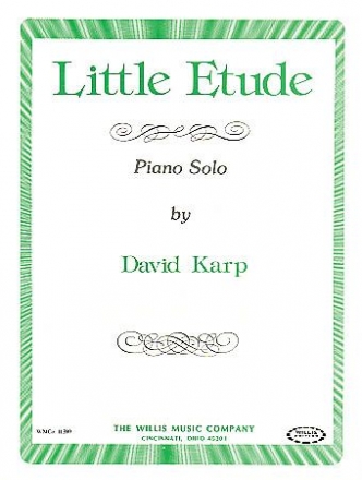 David Karp Little Etude Klavier Blatt