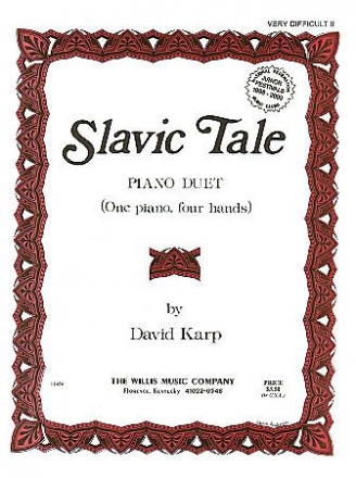 David Karp Slavic Tale Klavier Buch