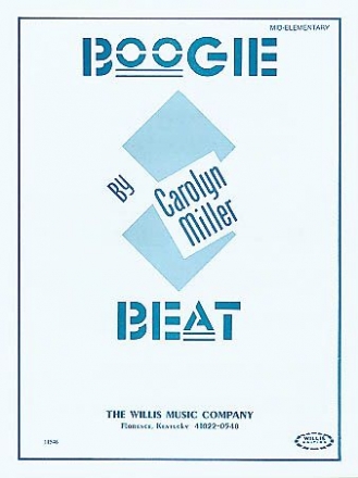 Carolyn Miller Boogie Beat Klavier Blatt