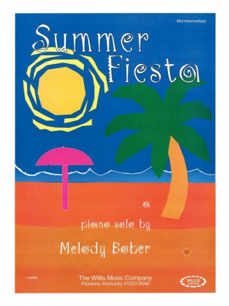 Melody Bober Summer Fiesta Klavier Blatt