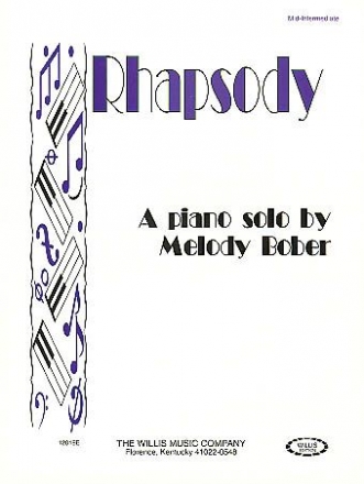 Melody Bober Rhapsody Klavier Blatt