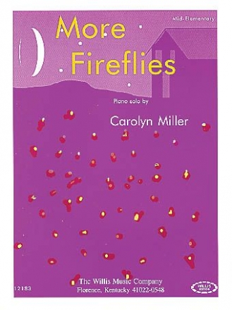 Carolyn Miller More Fireflies Klavier Blatt