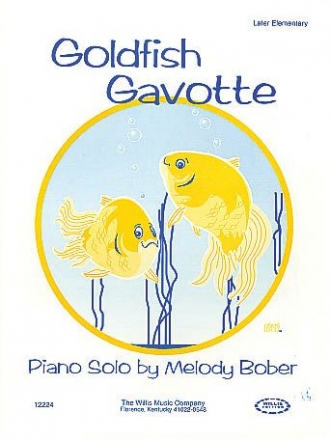 Melody Bober Goldfish Gavotte Klavier Blatt