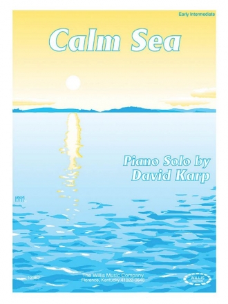 David Karp Calm Sea Klavier Blatt