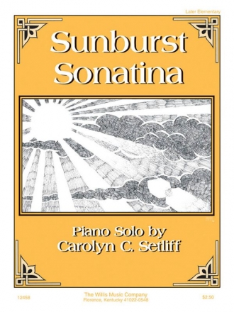 Carolyn C. Setliff Sunburst Sonatina Klavier Blatt