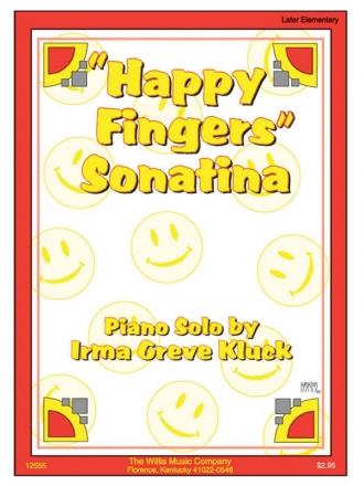 Irma Greve Kluck Happy Fingers Sonatina Klavier Blatt