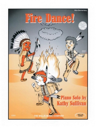 Kathy Sullivan Fire Dance! Klavier Blatt