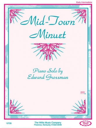 Edward Grossman Mid-Town Minuet Klavier Blatt