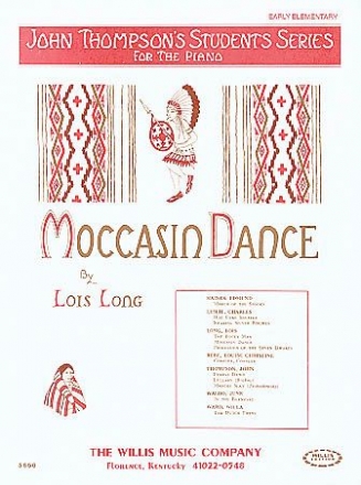 Lois Long Moccasin Dance Klavier Blatt