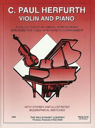 Violin and Piano Klavier Buch