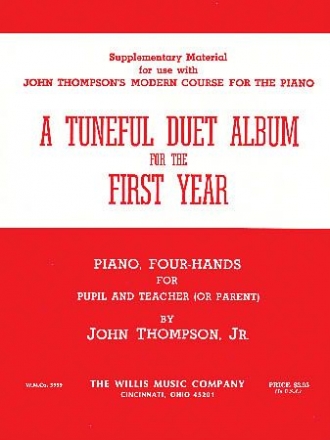 John Thompson Jr. Tuneful Duet Album for the First Year Klavier Buch