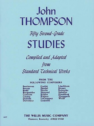 Thompson's Fifty Second-Grade Studies Klavier Buch