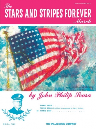 John Philip Sousa The Stars and Stripes Forever March Klavier Buch