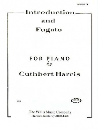 Cuthbert Harris Introduction and Fugato Klavier Blatt