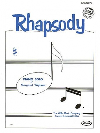 Margaret Wigham Rhapsody Klavier Blatt