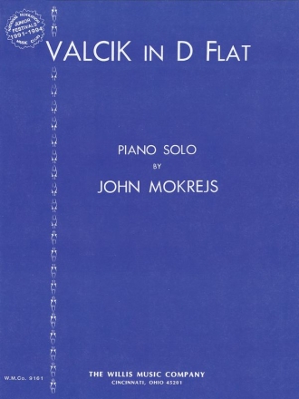 John Mokrejs Valcik in D-flat Klavier Blatt