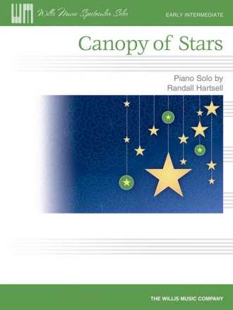 Randall Hartsell Canopy of Stars Klavier Blatt