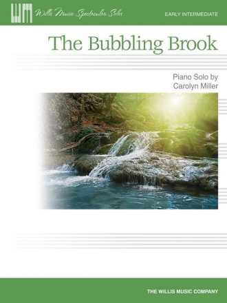 Carolyn Miller The Bubbling Brook Klavier Blatt