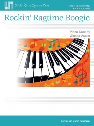 Glenda Austin Rockin' Ragtime Boogie Piano Duet Blatt