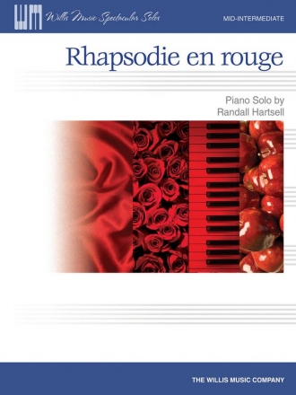 Randall Hartsell Rhapsodie en rouge Klavier Blatt