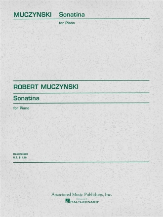 Robert Muczynski, Sonatina Klavier Buch