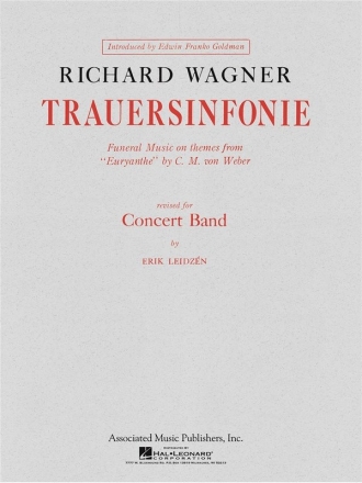 Richard Wagner, Trauersinfonie Concert Band Partitur