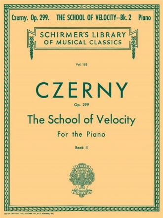 The School of Velocity op.299 Book 2 for piano