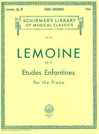 Henry Lemoine, Etudes Enfantines, Op. 37 Klavier Buch