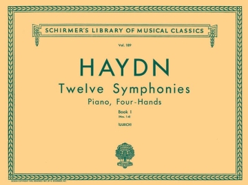 Franz Joseph Haydn, Twelve Symphonies Book 1 Piano, 4 Hands Buch