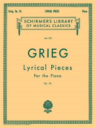 Edvard Grieg, Lyrical Pieces Op.54 Klavier Buch