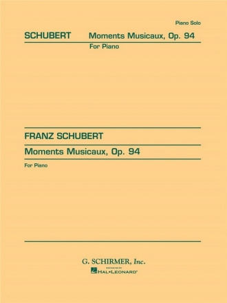 Franz Schubert, Four Moments Musicaux Op.94 Klavier Buch