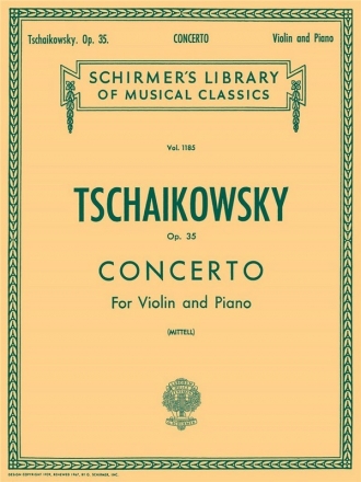 Pyotr Ilyich Tchaikovsky, Violin Concerto Op.35 Violine und Klavier Buch