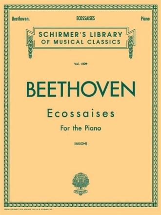 Ludwig van Beethoven, Ecossaises For The Piano Klavier Buch