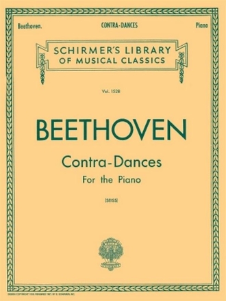 Ludwig van Beethoven, Contra-Dances For Piano Klavier Buch