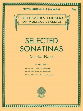 Selected Sonatinas - Book 2: Intermediate Klavier Buch