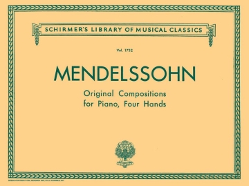 Felix Mendelssohn Bartholdy, Original Compositions For Piano Duet Piano, 4 Hands Buch