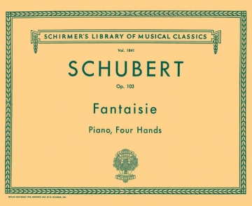 Franz Schubert, Fantasie Op.103 Piano, 4 Hands Buch