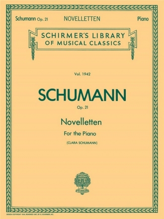 Robert Schumann, Novelettes Op.21 Klavier Buch