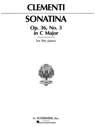 Sonatina in C Major op.36 no.3 for piano