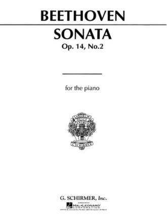 Ludwig van Beethoven, Piano Sonata In G Major Op.14 No.2 Klavier Buch