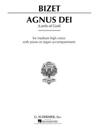 Georges Bizet, Agnus Dei Medium Voice and Piano Buch