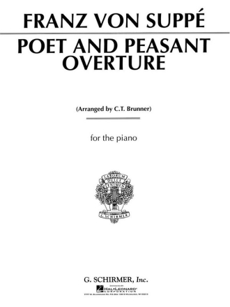 Franz von Supp, Poet and Peasant Overture Klavier Buch