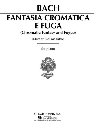 Johann Sebastian Bach, Chromatic Fantasy And Fugue Klavier Buch