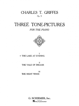 Charles Griffes, Lake at Evening, Op. 5, No. 1 Klavier Buch