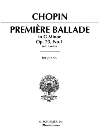 Frdric Chopin, Ballade No.1 In G Minor Op.23 Klavier Buch